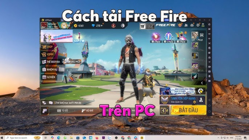 Hướng dẫn thực hiện tải Free Fire trên máy tính