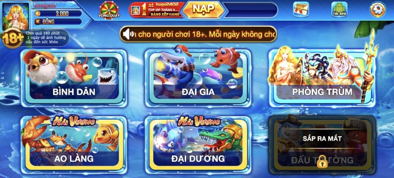 Có một thư viện game phong phú và lôi cuốn