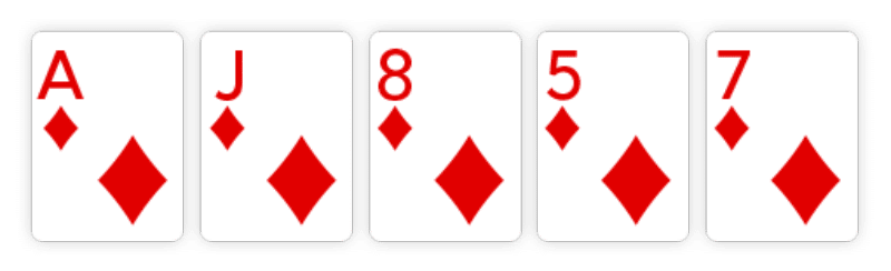 Flush poker