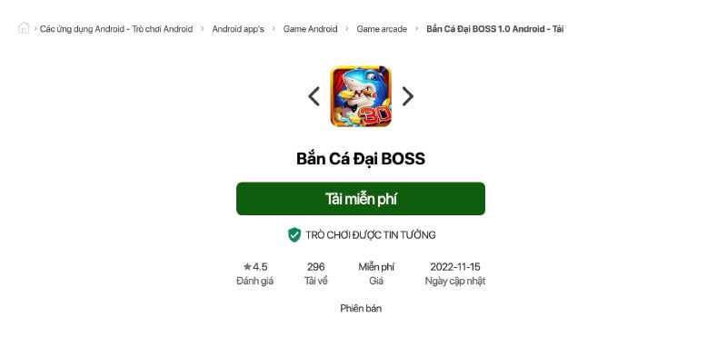 Hướng dẫn cách tải game Bắn Cá Đại Boss 