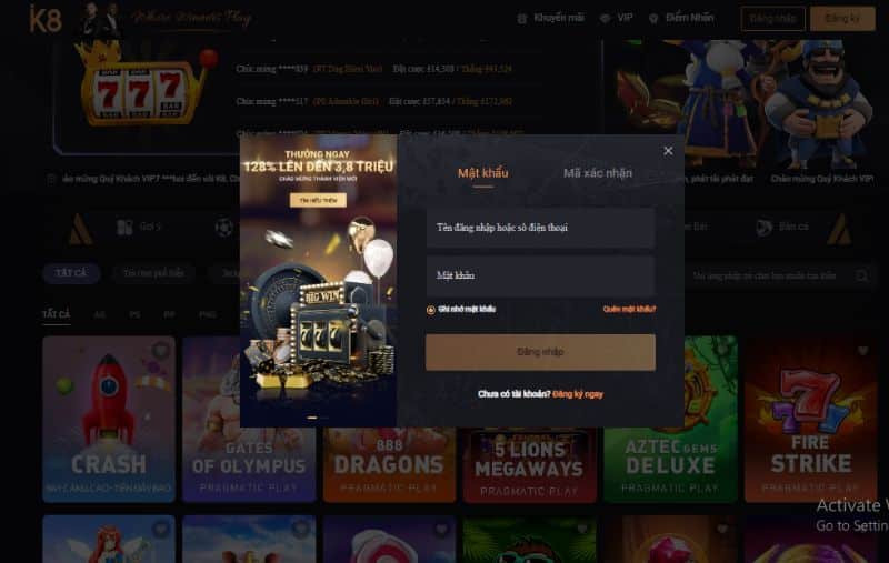 Top game nổ hũ hấp dẫn tại K8 nhà cái