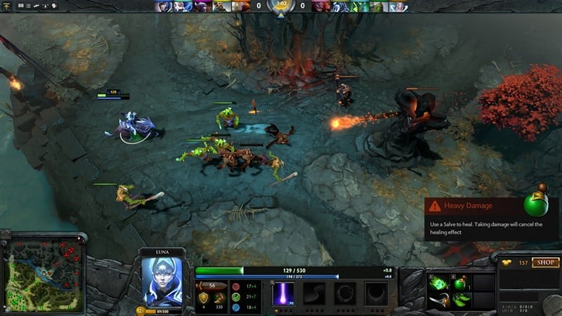 Lưu ý khi chơi Dota 2