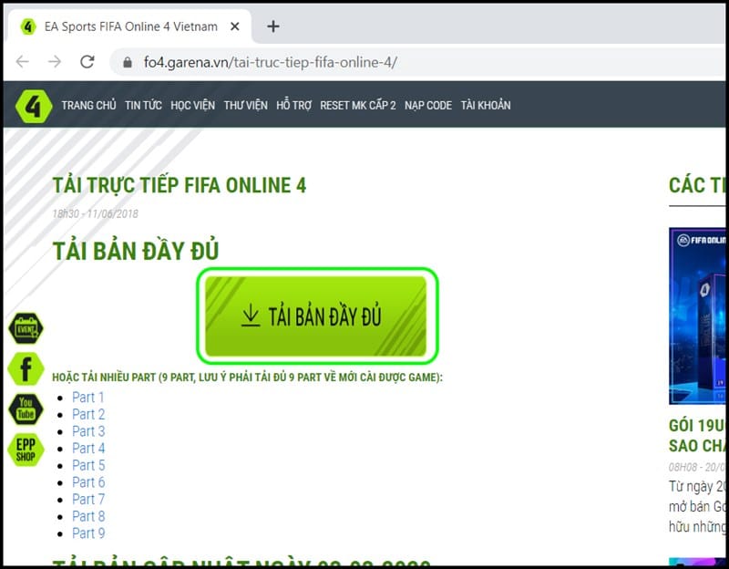 tai truc tiep tren website